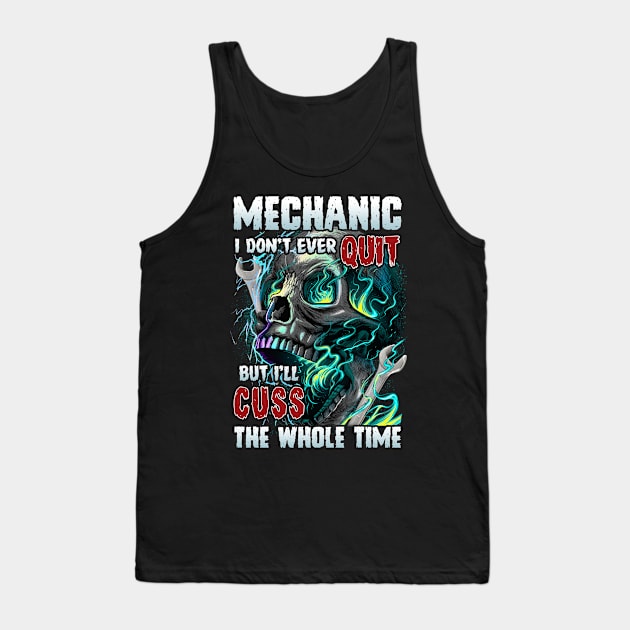 Mechanic Gift Tank Top by designathome